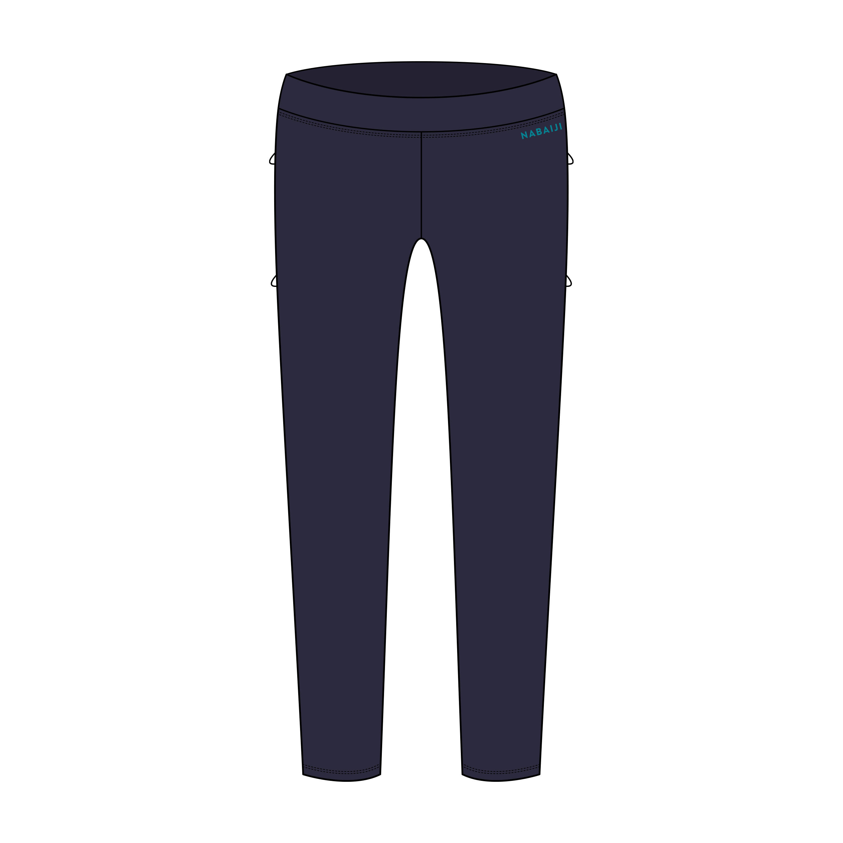Women Swimming Leggings Una Stretchable & Quick-Dry Navy Blue