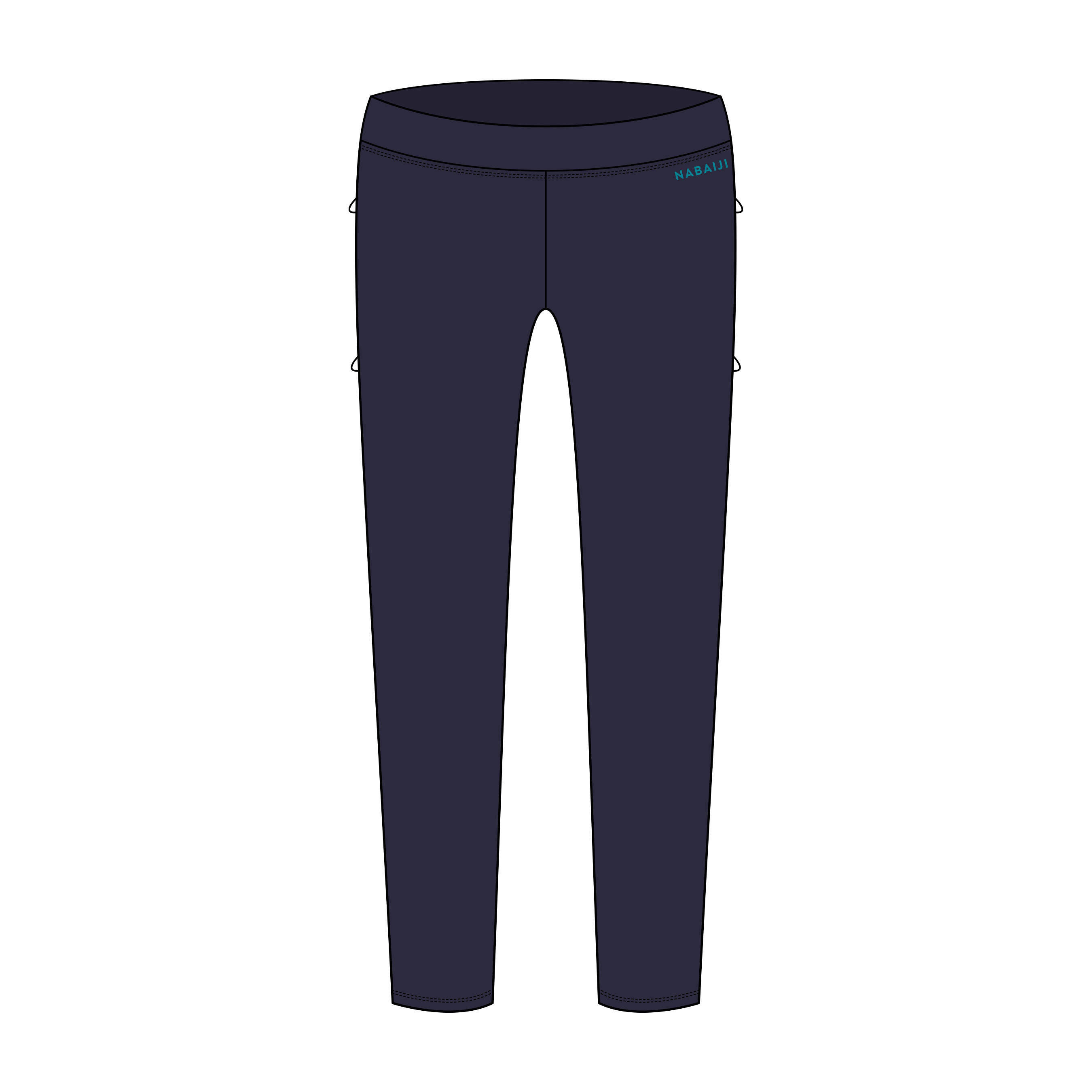 Women Swimming Leggings Una Stretchable & Quick-Dry Navy Blue -  5