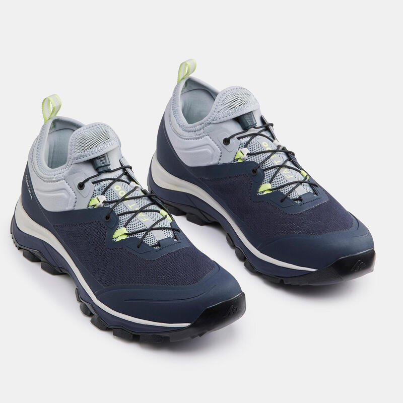 Chaussures ultra légères de randonnée rapide - FH500 - femme grise