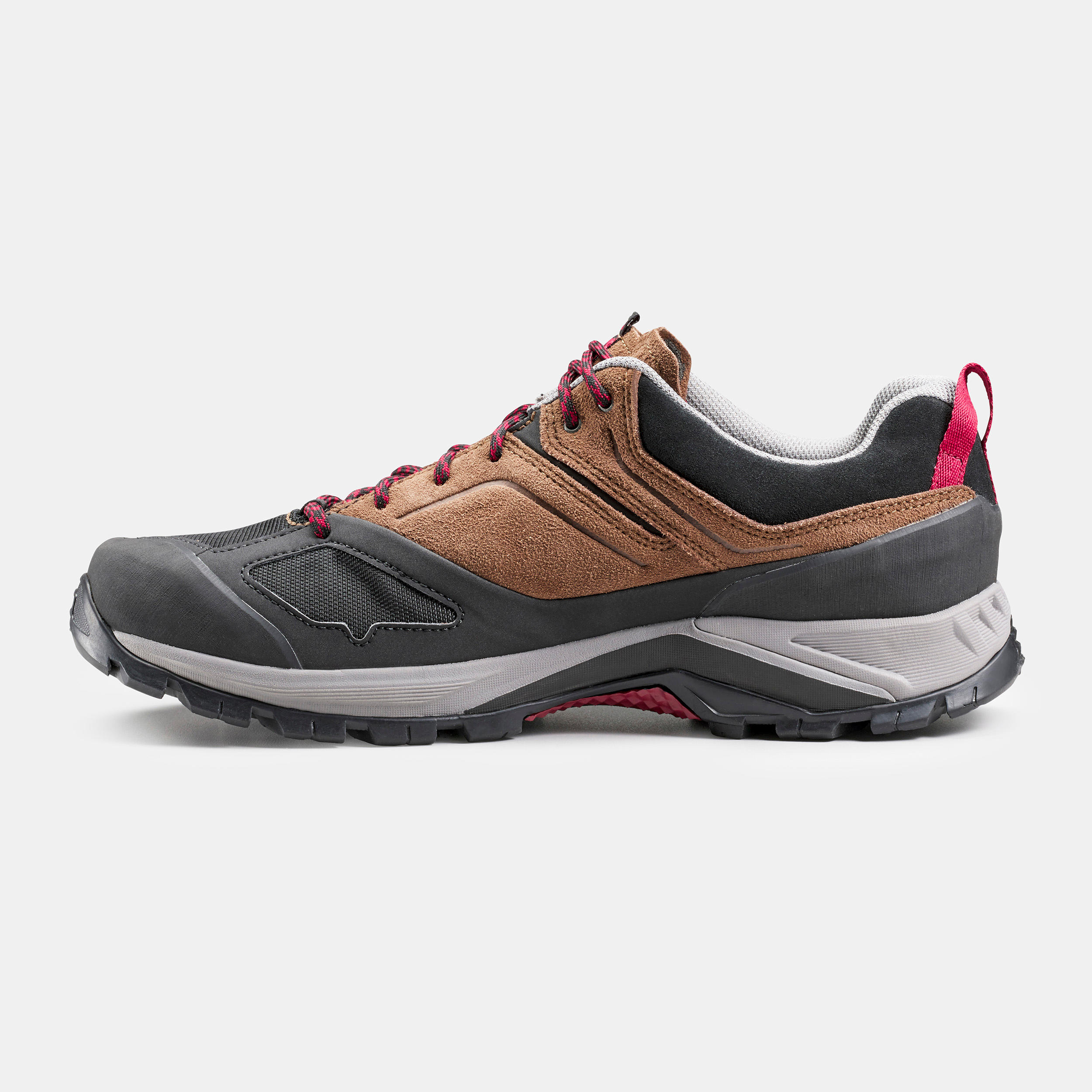 Men's waterproof mountain hiking shoes - MH500 - Brown 4/7