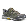 รองเท้าผู้ชายมีคุณสมบัติกันน้ำสำหรับใส่เดินป่าบนภูเขารุ่น MH100 (สีกากี/เหลือง)