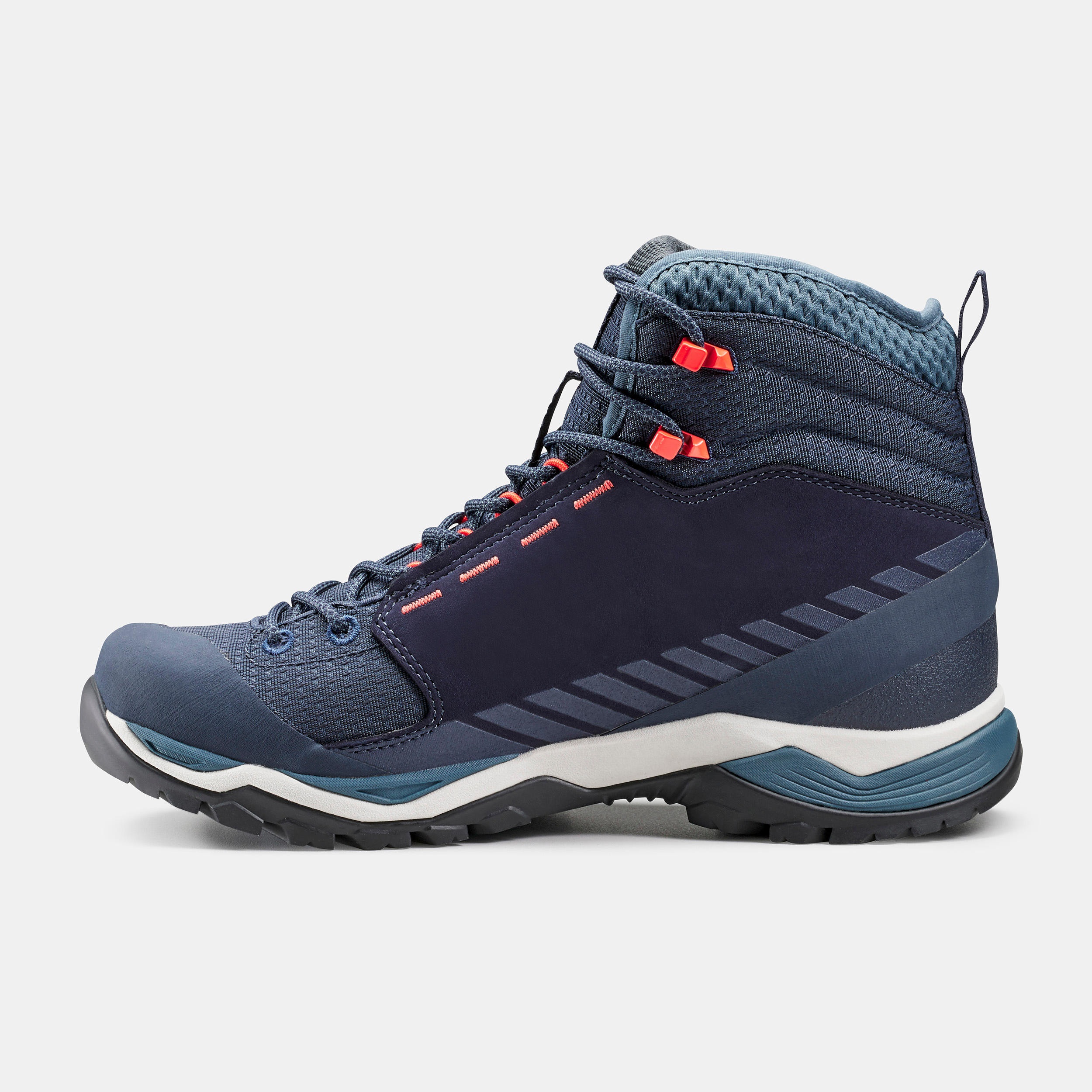 Women’s waterproof mountain walking boots - MH900 Mid - Blue 2/8