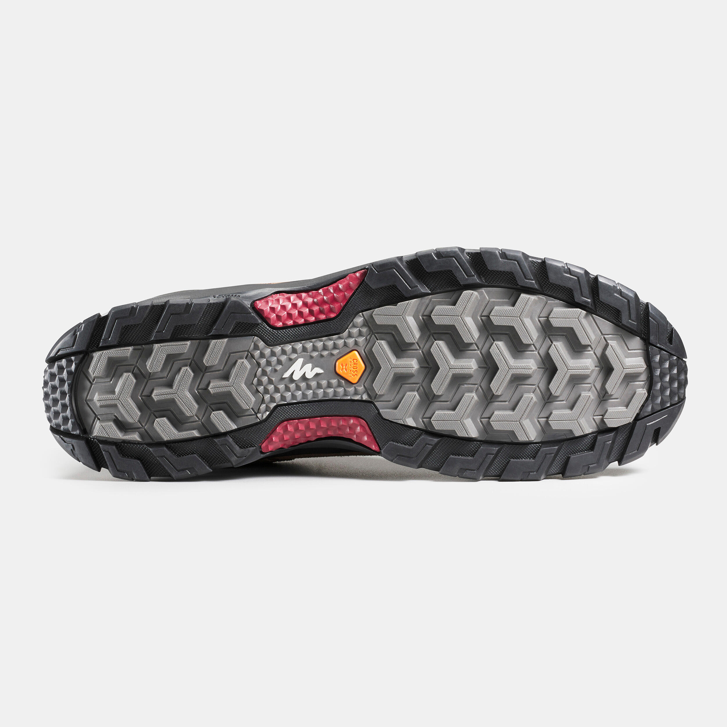 Men's waterproof mountain hiking shoes - MH500 - Brown 3/7