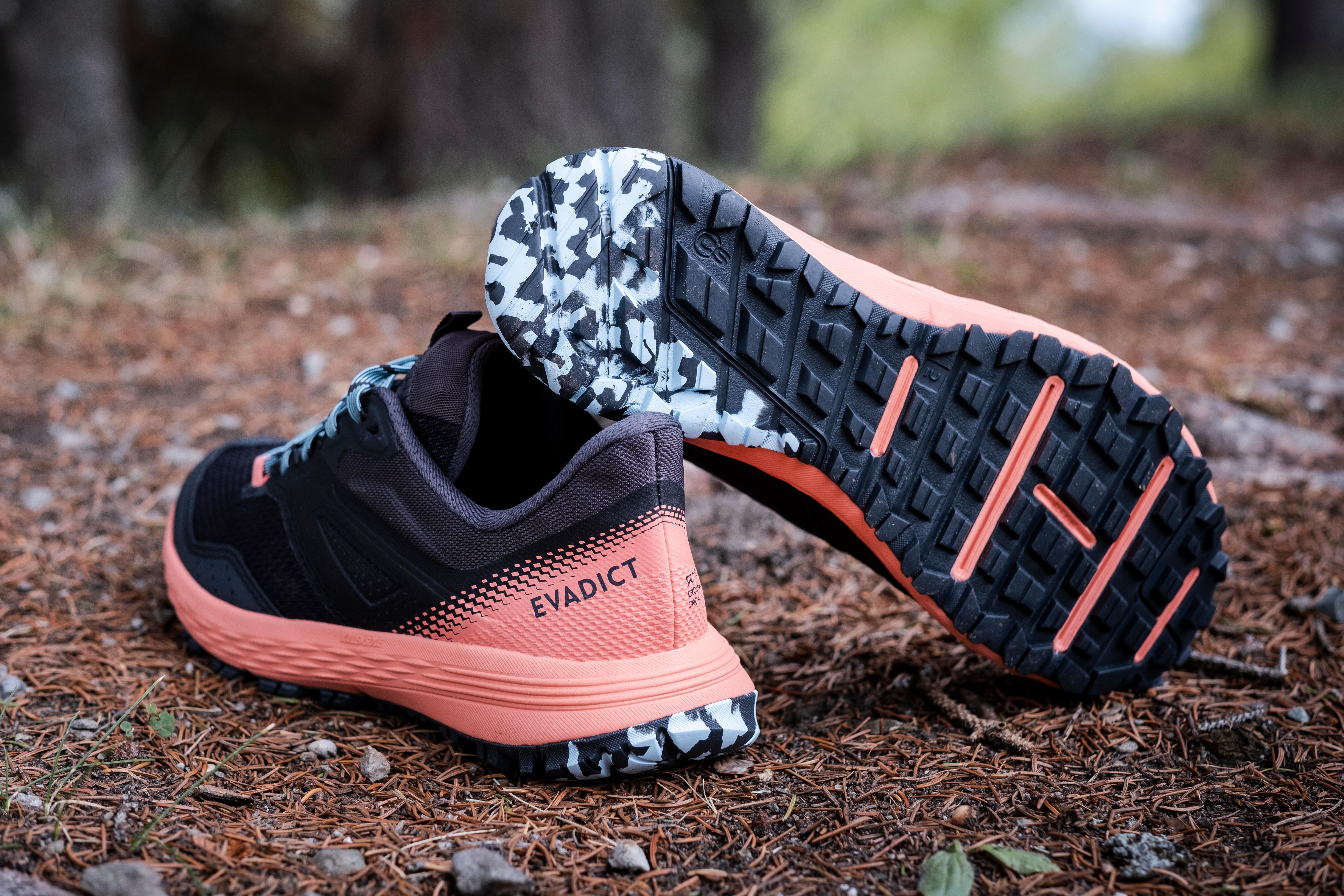 Black trail running shoes womens sale