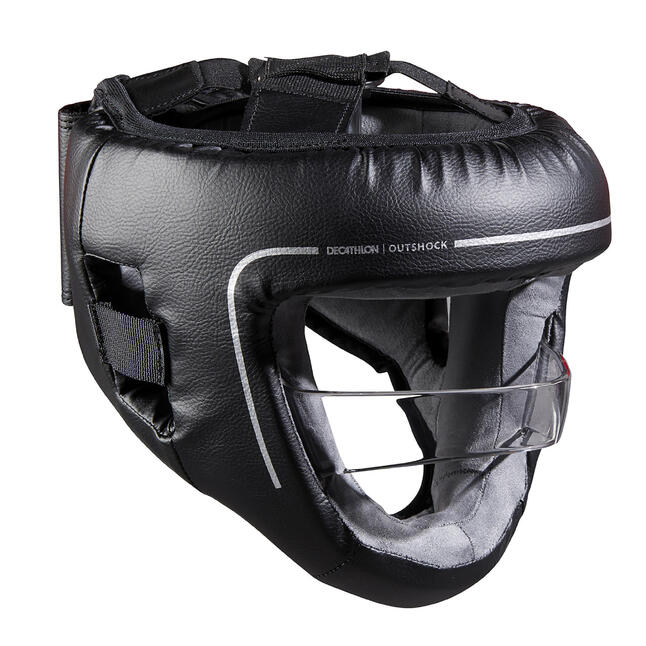 Adult Boxing Helmet with Builtin Face Protection OUTSHOCK Decathlon