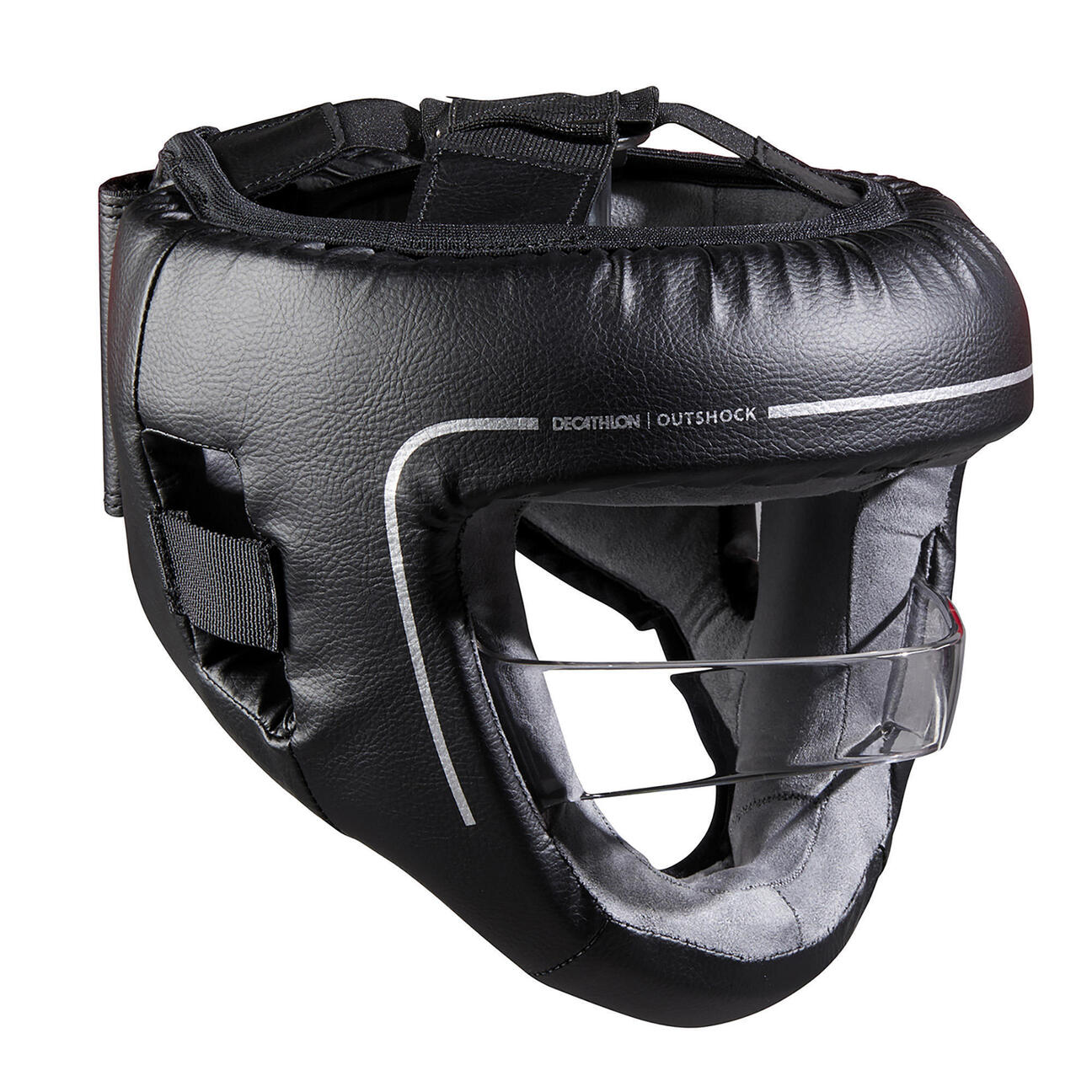 CASQUE DE BOXE ADULTE AVEC PROTECTION FACIALE intégrée Outshock Decathlon