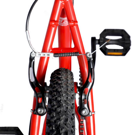 Велосипед гірський для трейлу та їзди в місті лімітована серія червоний
