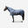 Coperta leggera pony e cavallo 100 antimosche grigia