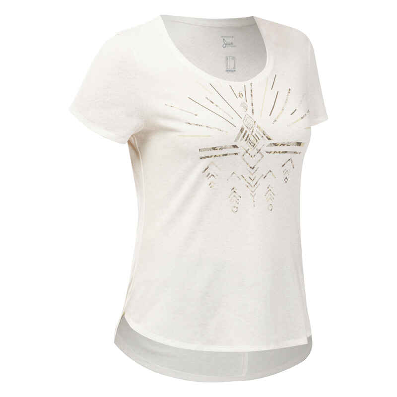 Wandershirt Naturwandern NH500 kurzarm Damen rostrot Wandershirt Naturwandern NH500 kurzarm Damen rostrot