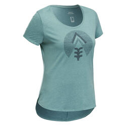 Camiseta senderismo naturaleza - NH500 - Mujer 