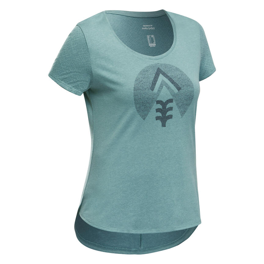Tshirt de randonnée nature NH500 Femme Quechua Decathlon