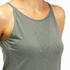 Women Sleeveless Tank Top Light Khaki - NH500
