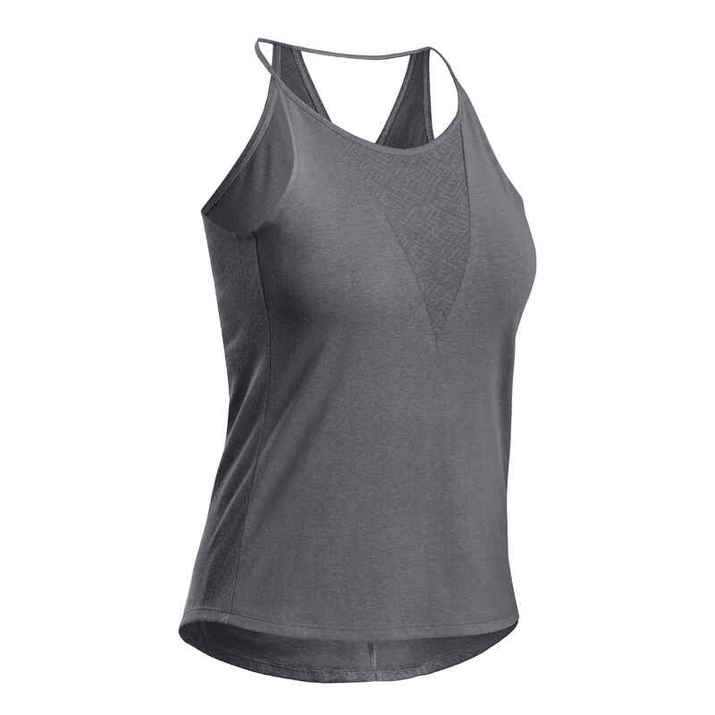 Wandertop Naturwandern NH500 Damen grau Wandertop Naturwandern NH500 Damen grau