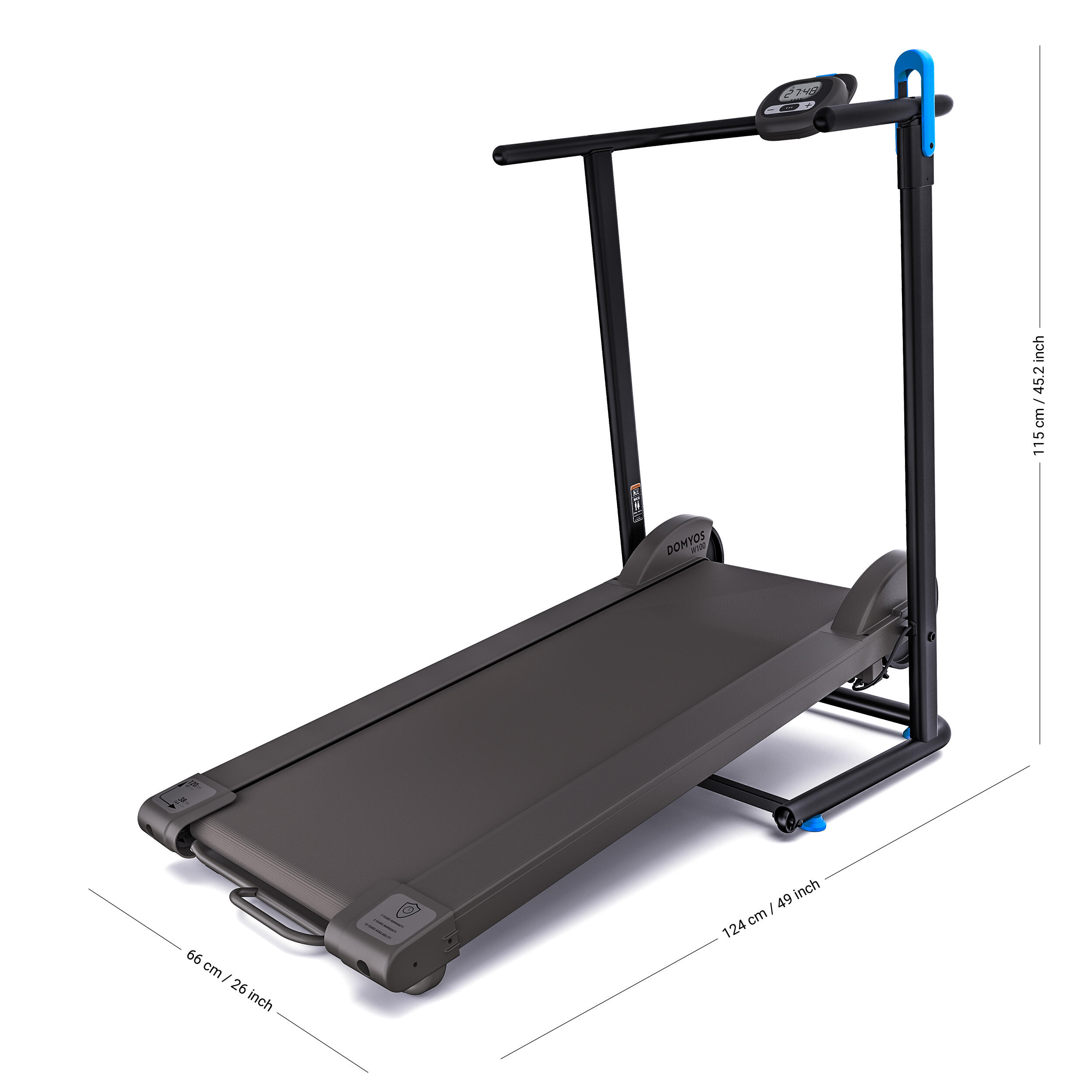 Motorless Treadmill W100 - 38⨯115 cm 2/6