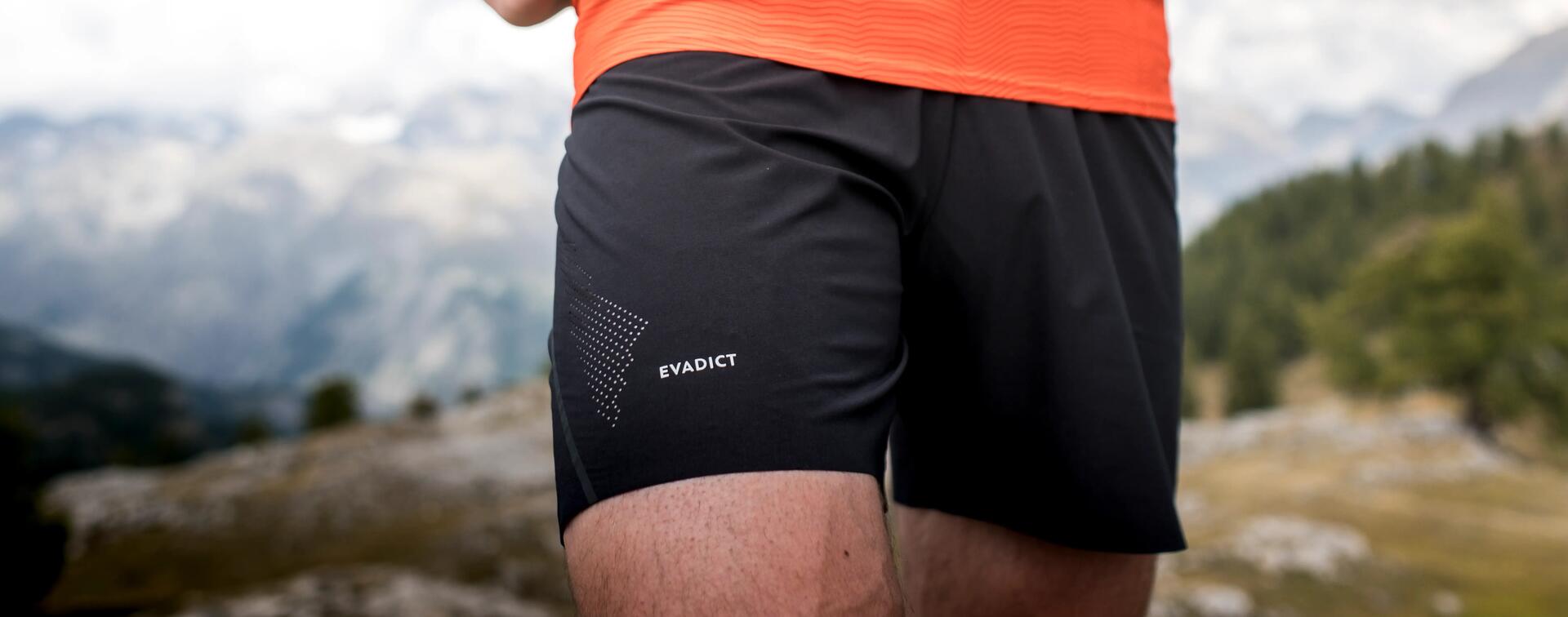 SHORT LIGHT TRAIL RUNNING HOMME NOIR