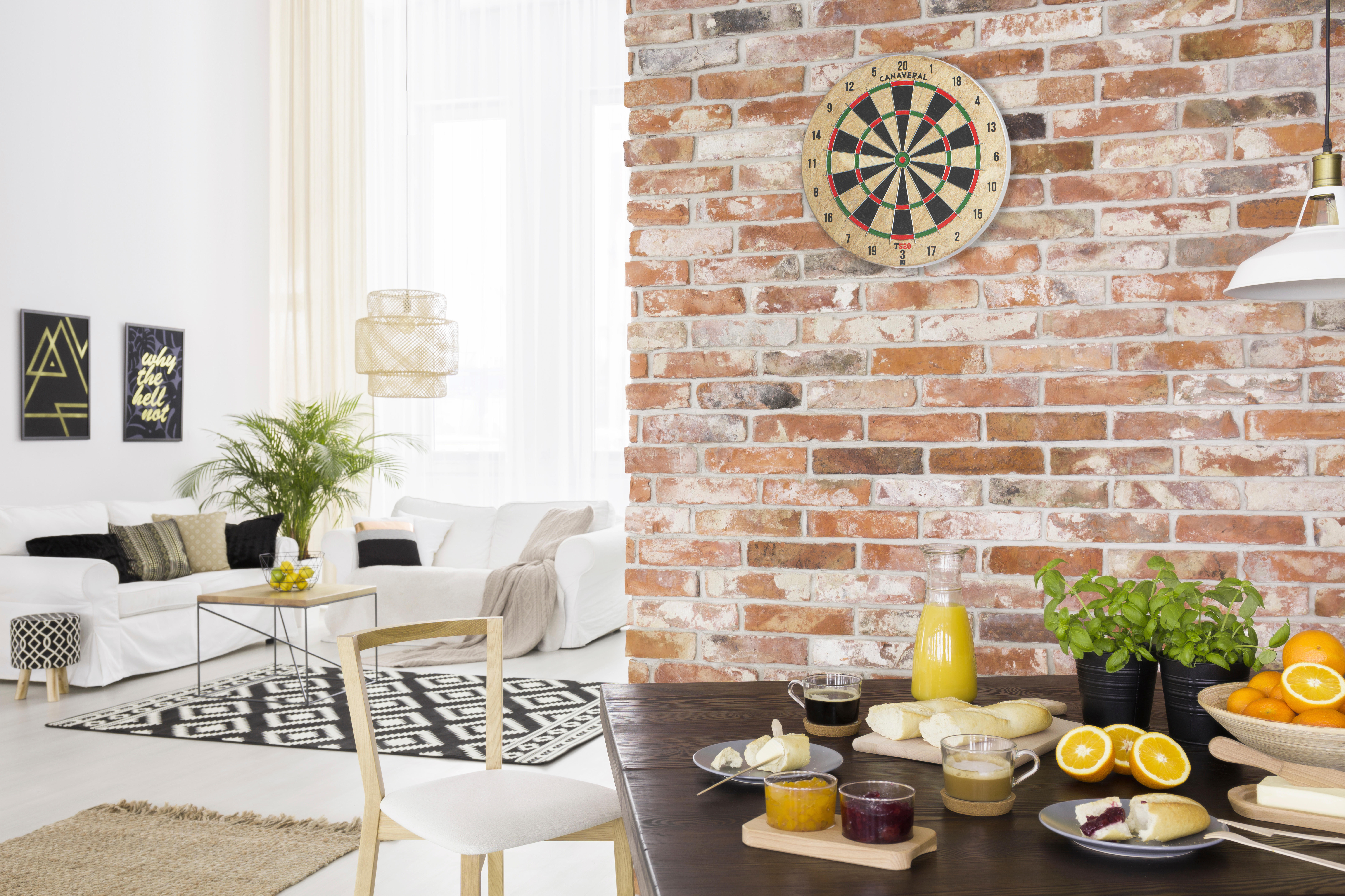 Steel Dartboard T520 (Natural Fiber)