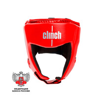 Шлем боксерский красный OLIMP Clinch