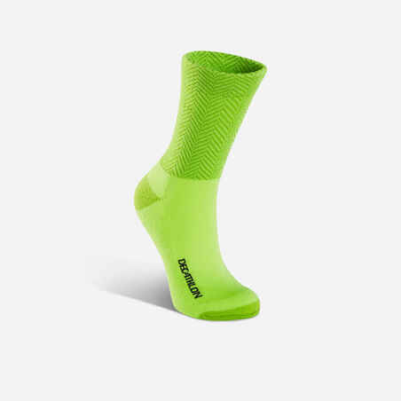 Winter Cycling Socks 500 - Yellow