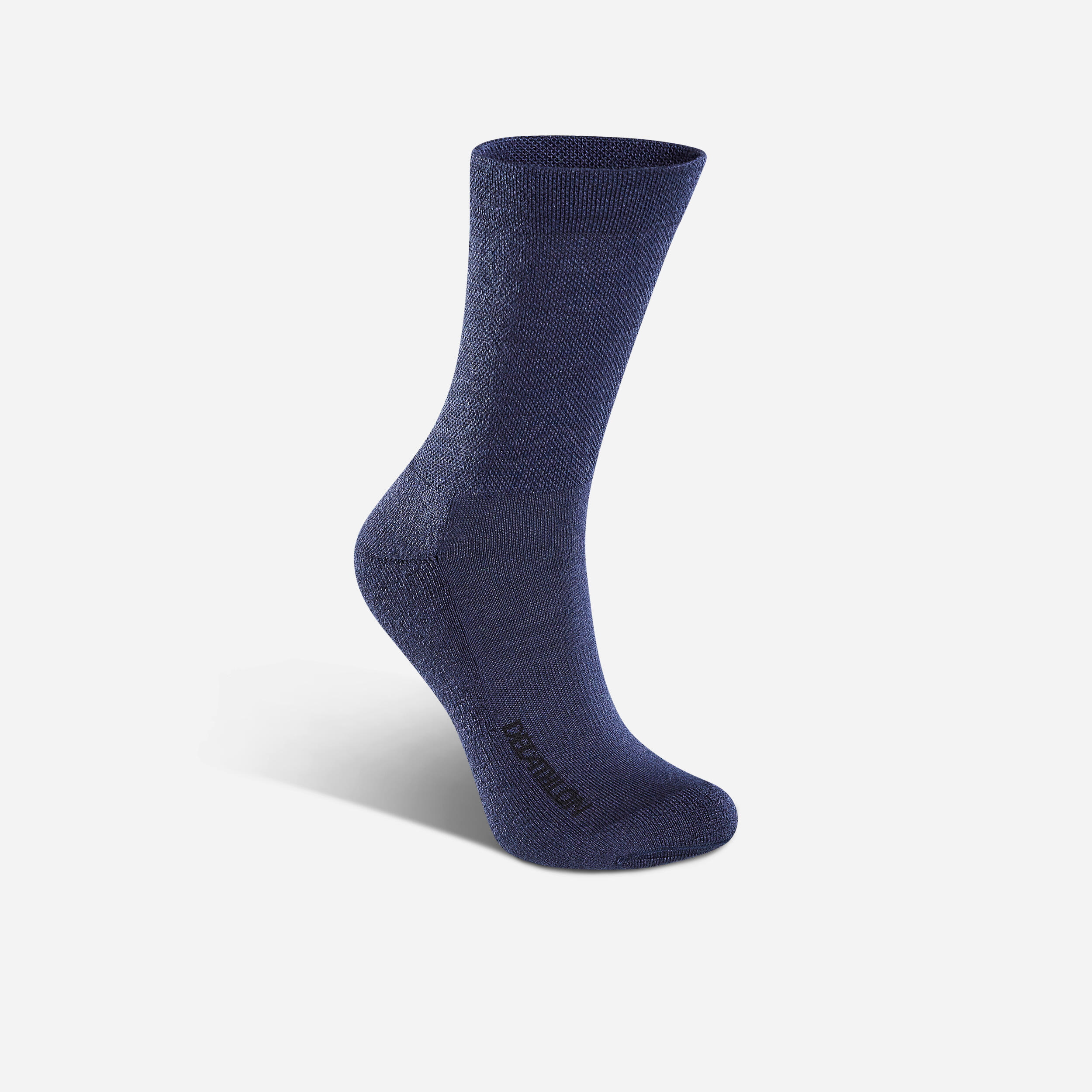 chaussettes velo 500 hiver bleu - van rysel