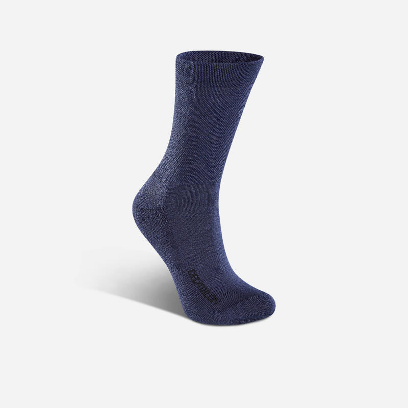 Zimní cyklistické ponožky 500 modré 