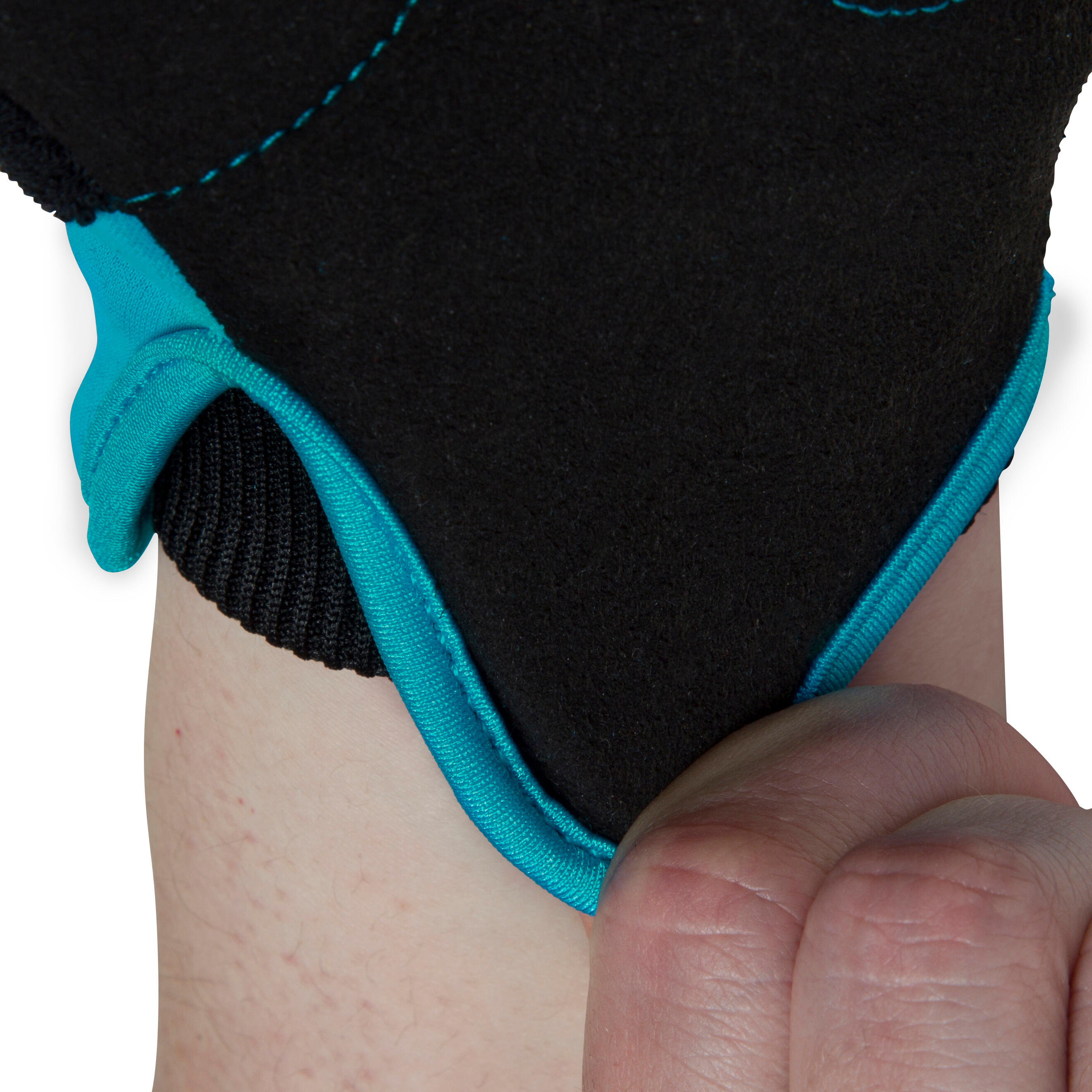 500 Women's Cycling Winter Gloves - Blue 7/11