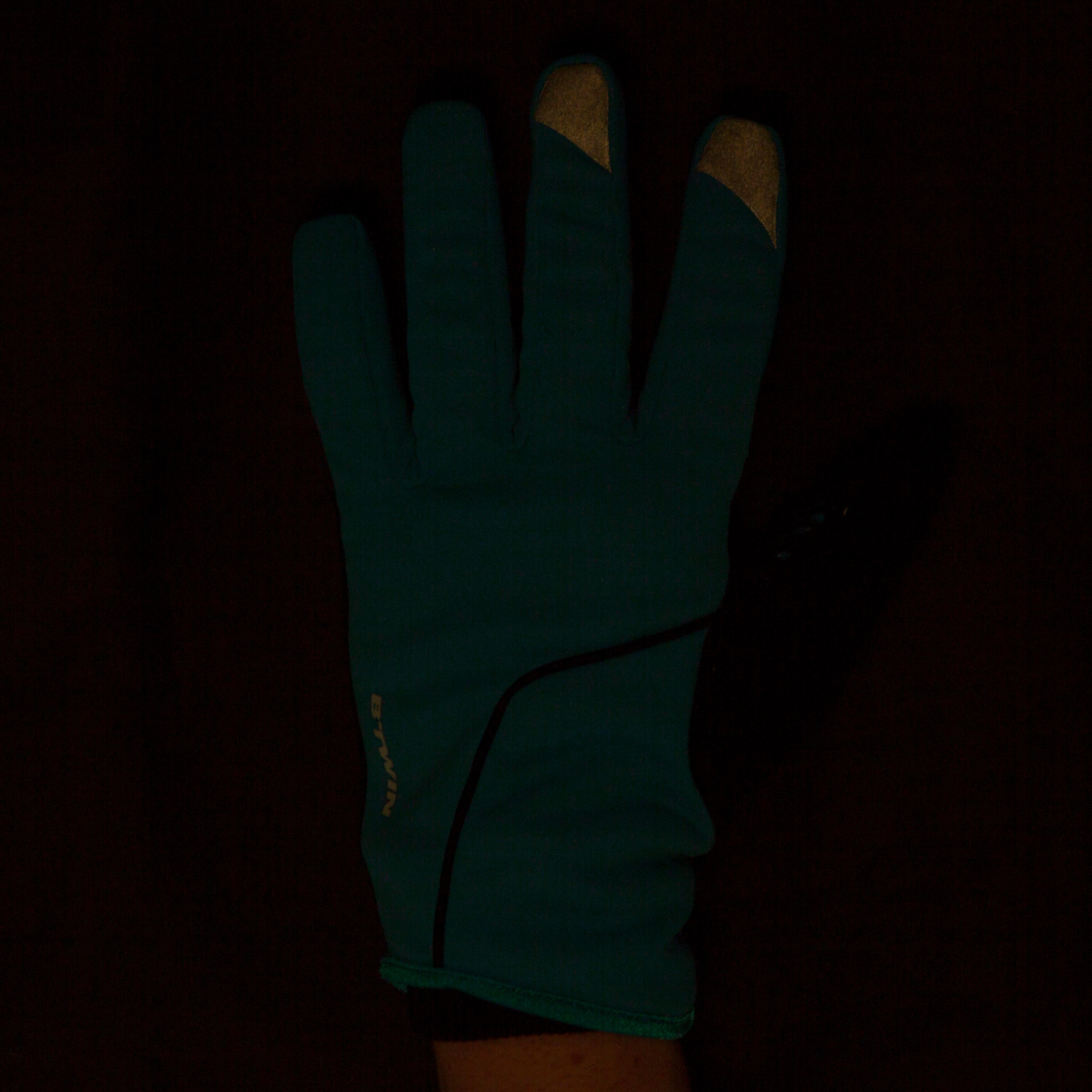 500 Women's Cycling Winter Gloves - Blue 3/11
