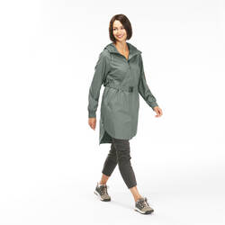 Women's Long Waterproof Hiking Jacket - Raincut Long