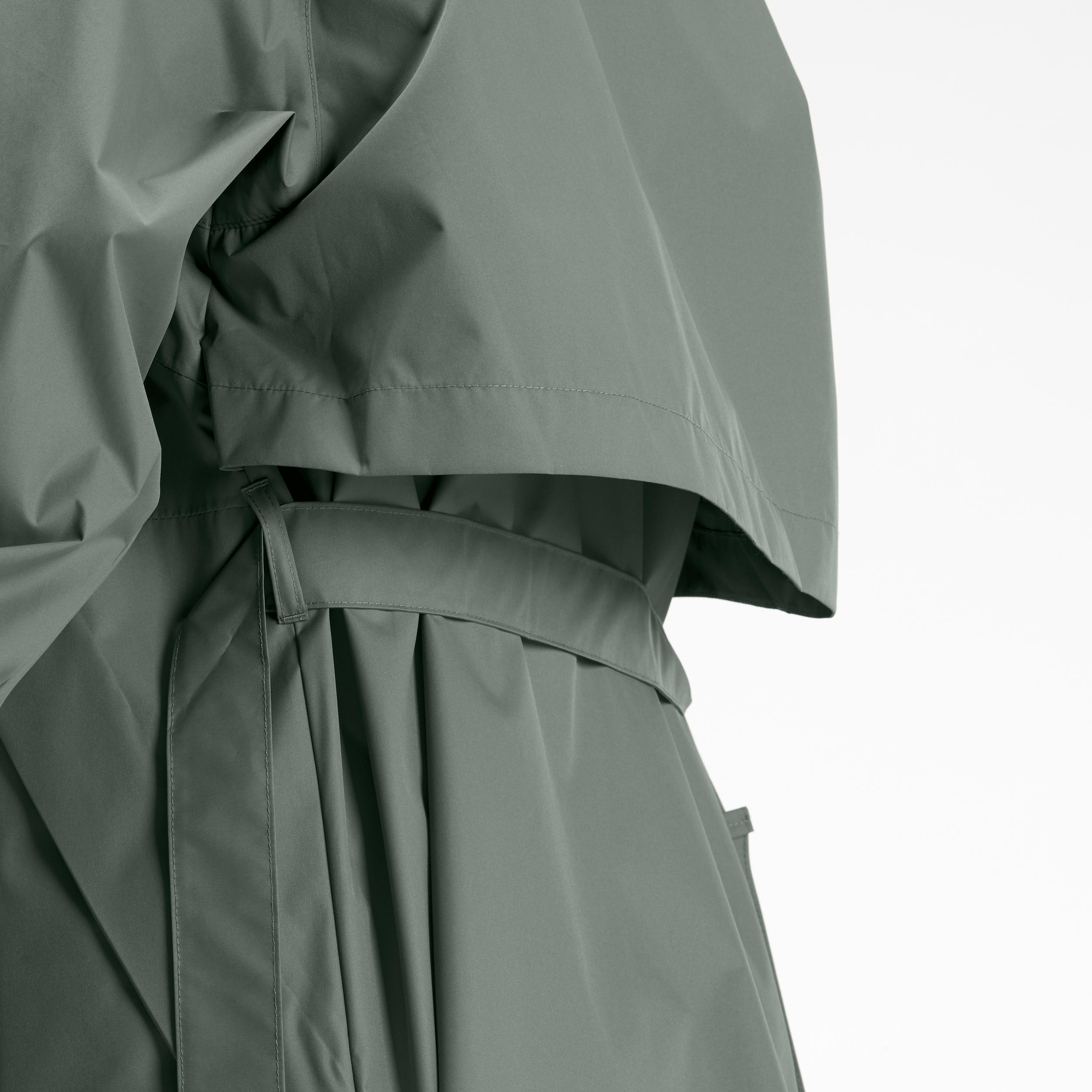Manteau de randonnée imperméable femme, Raincut Long - QUECHUA