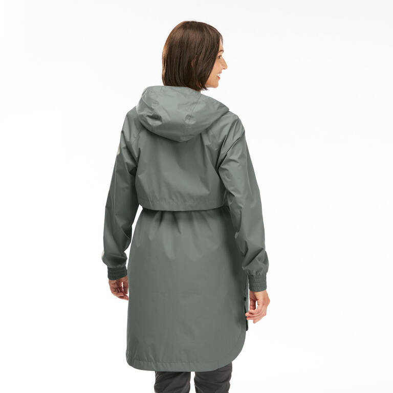 Women's Long Waterproof Hiking Jacket - Raincut Long