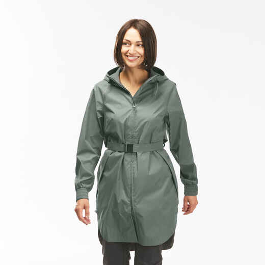 
      Regenjacke Damen wasserdicht lang Wandern - Raincut 
  