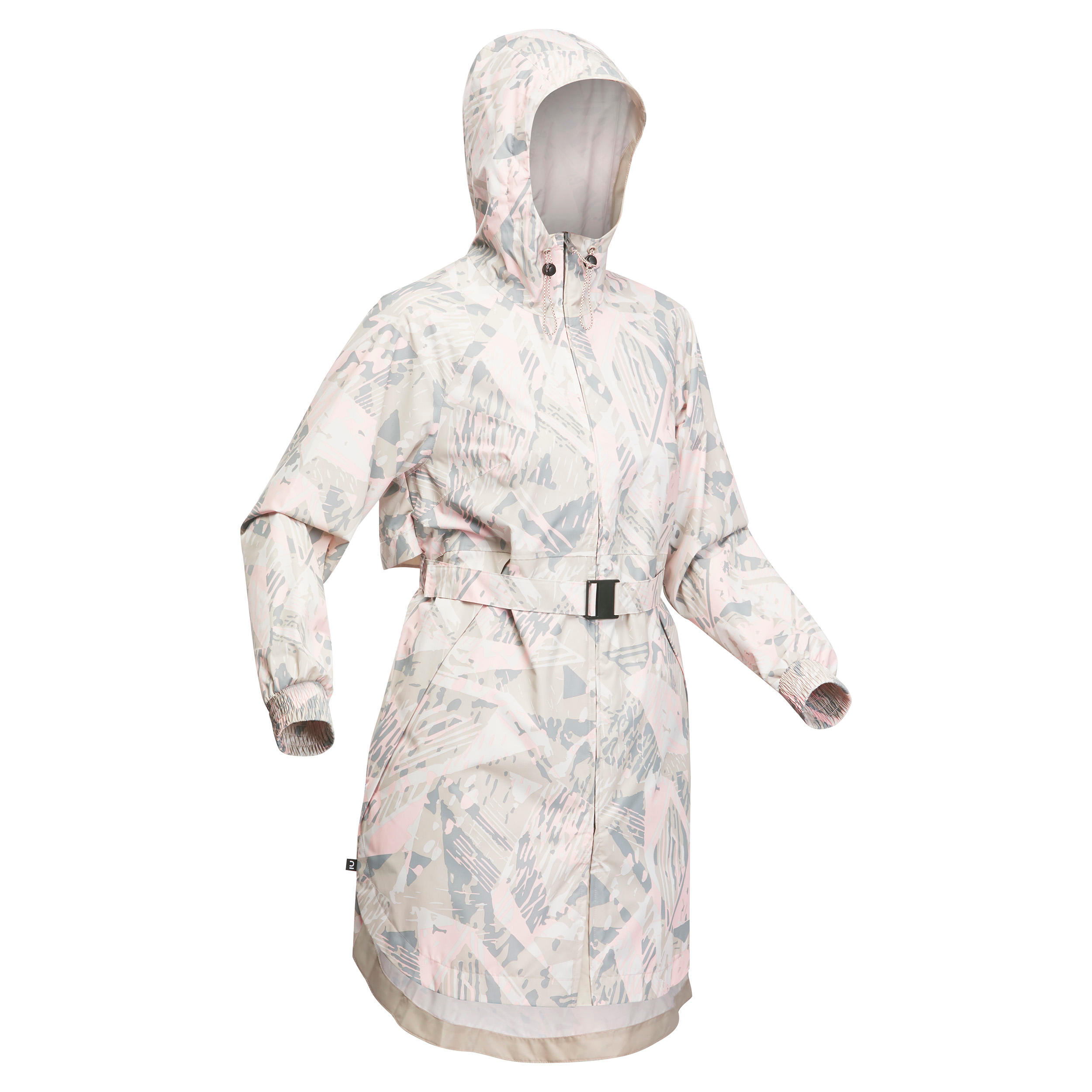 Women's Long Waterproof Hiking Jacket 