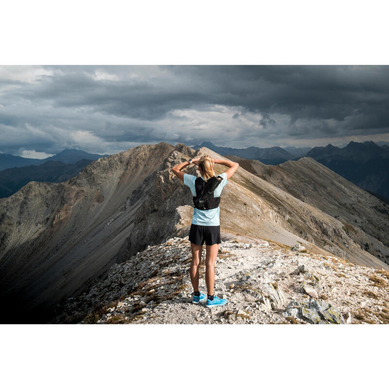 Șort Perf Alergare Trail Running Negru Damă
