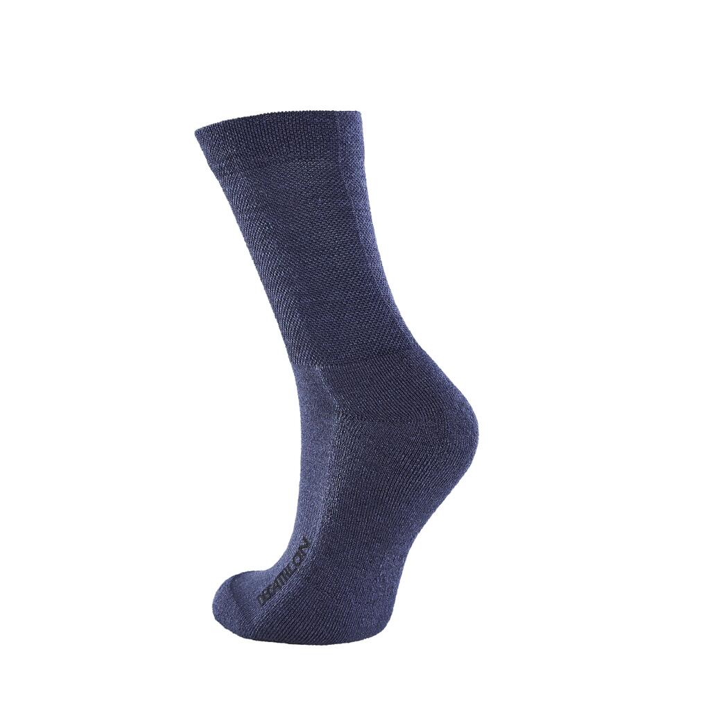 500 Winter Cycling Socks - Blue