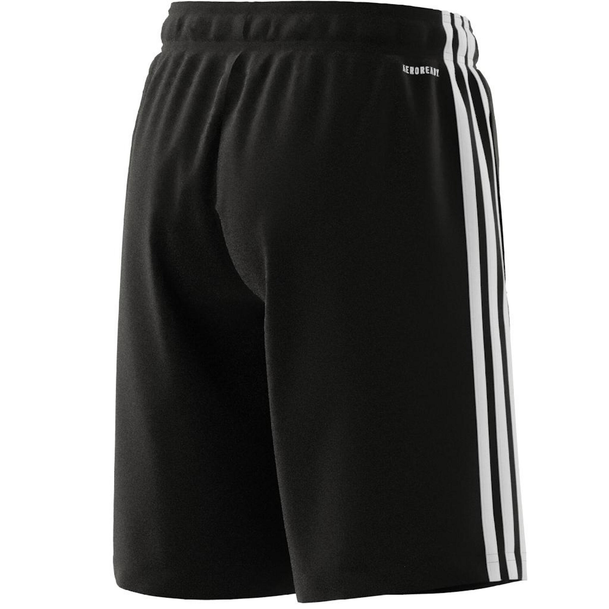 Boys' Shorts 3 Stripes - Black 4/7