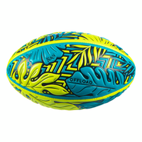 Ballon de beach rugby taille 1 - R100 Midi Maori bleu jaune