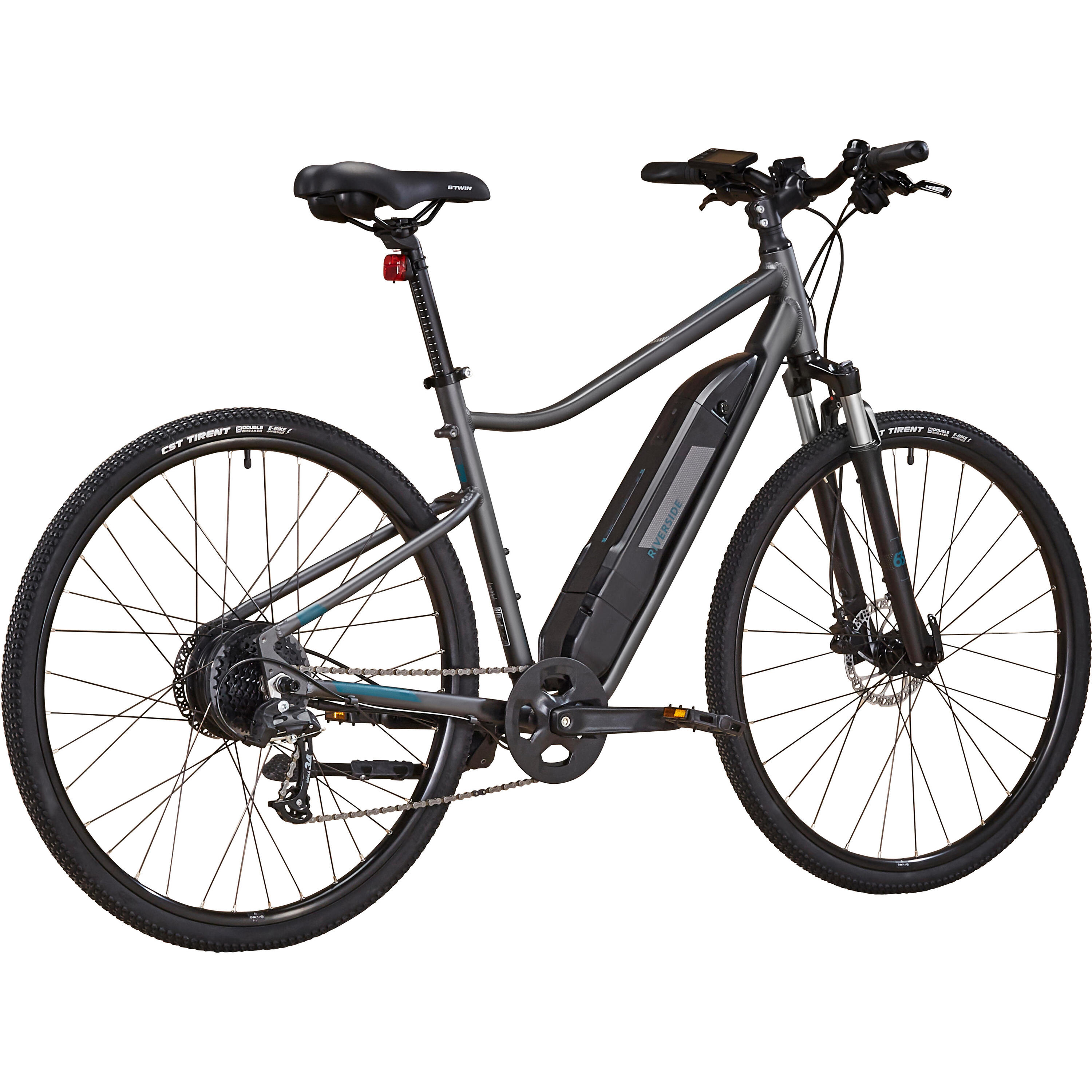 Segunda vida - Bicicleta eléctrica de trekking aluminio monoplato 8V Riversid... 3/12