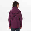 Wanderjacke Kinder Mädchen Bergwandern MH500 Wasserdicht Gr. 122–170 violett