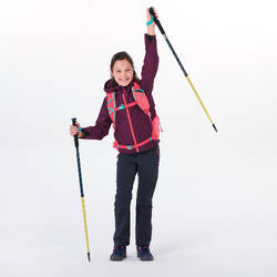 Kids’ Waterproof Hiking Jacket - MH500 Aged 7-15 - Plum