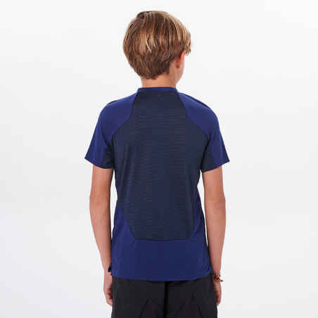Παιδικό T-Shirt Πεζοπορίας- MH550 Για ηλικίες από 7-15 - Μπλε