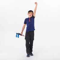 Kids' Hiking T-SHIRT MH550 Aged 7-15 Blue