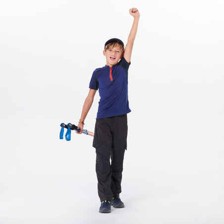 Vaikiški žygių marškinėliai „MH550“ 7–15 metų vaikams, mėlyni