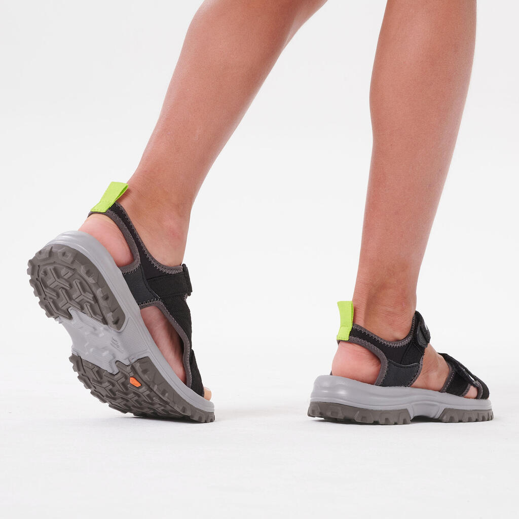 Sandales de randonnée enfant, NH500 gris