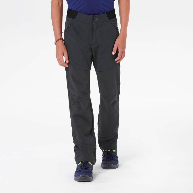 Pantalón Regular Niños Básico Gris - Decathlon