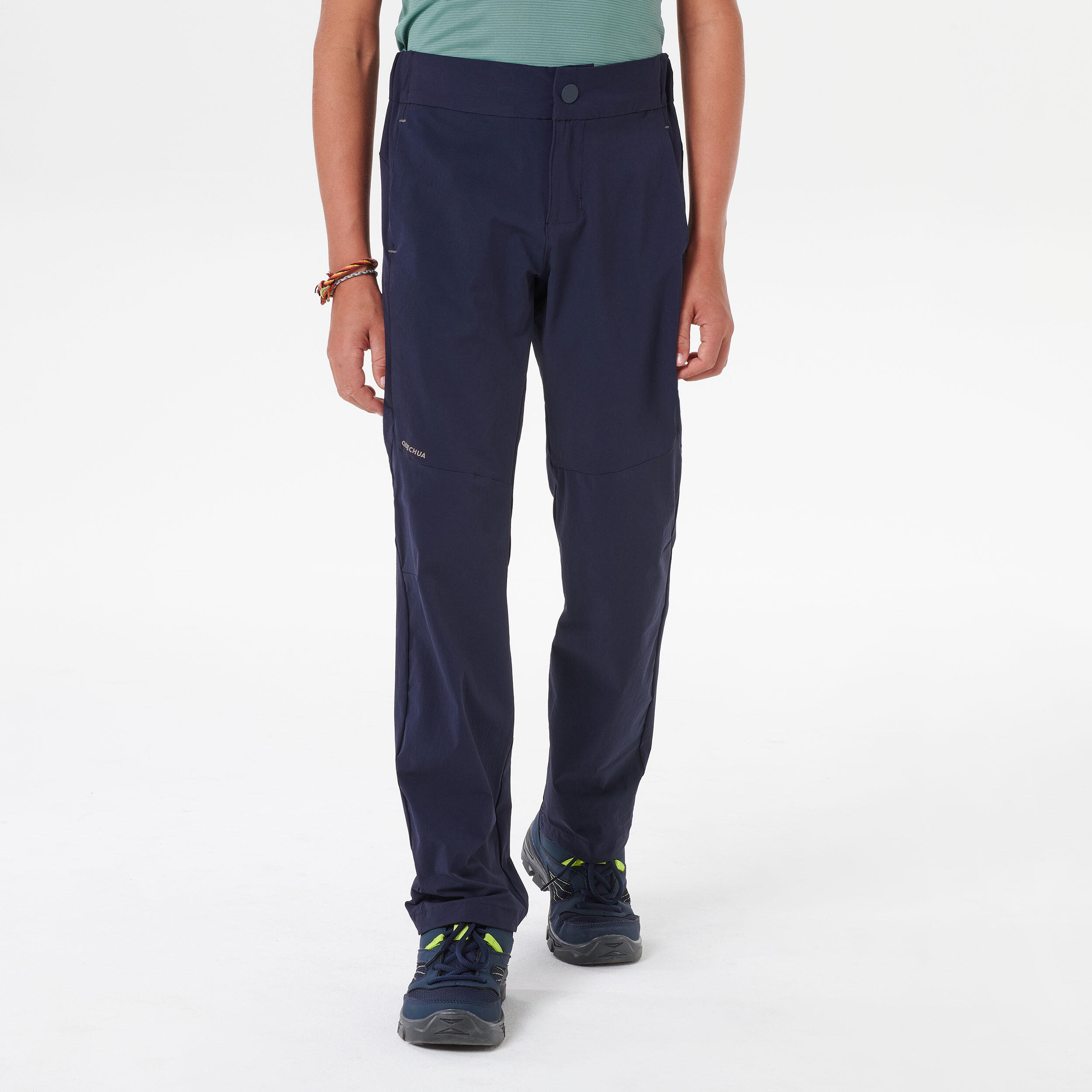 Kids’ Hiking Trousers - MH100 Aged 7-15 - Navy Blue 4/8