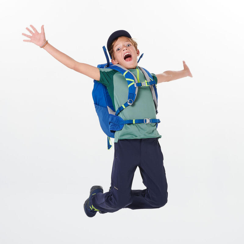 Pantalon de randonnée - MH100 bleu marine - Enfant 7-15 ans