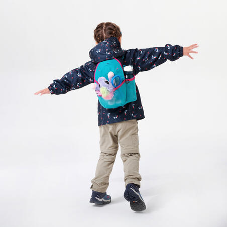 Куртка MH500 для туризму водонепроникна для дітей 2-6 років синя