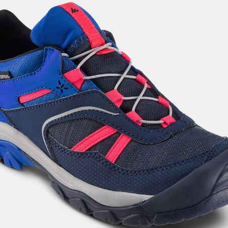 Zapatillas impermeables Trail Trekker para niño (de 35,5 a 40) en azul  oscuro