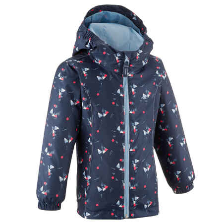 Chaqueta impermeable de montaña y trekking NIños 2-6 años Quechua MH500 azul