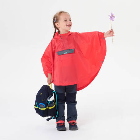 Waterproof hiking poncho - MH100 KID - children 2-6 YEARS