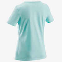 Kids' Basic T-Shirt - Turquoise/Print